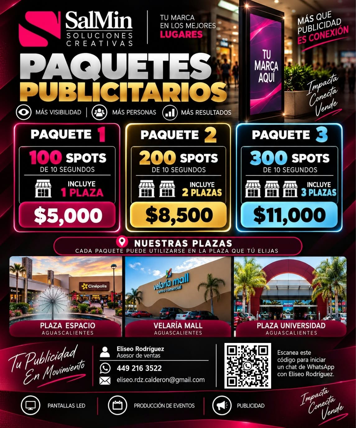 Publicidad DIGITAL LED Totem 200